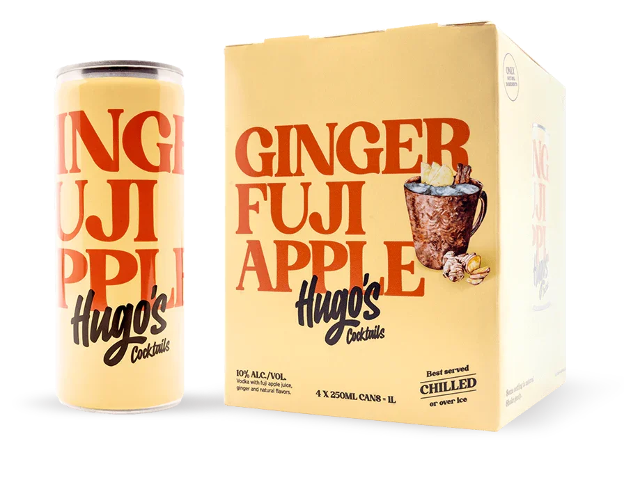 Hugo's Cocktails Ginger Fuji Apple Mule 250ml