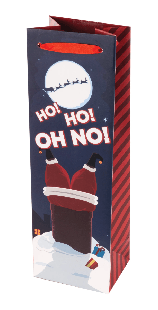Ho Ho Oh No! Wine Bag