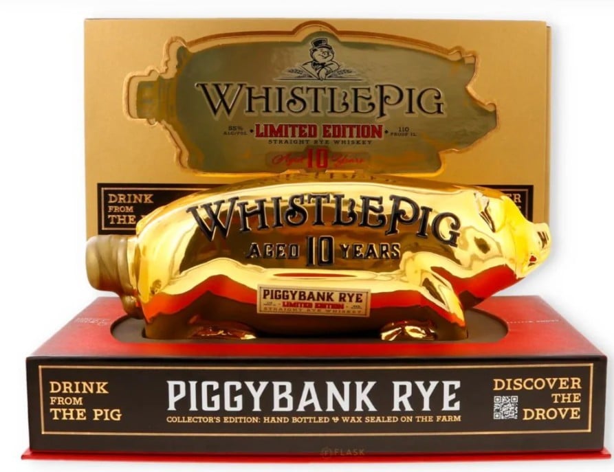 Whistle Pig Piggybank 10YR Rye 750ml