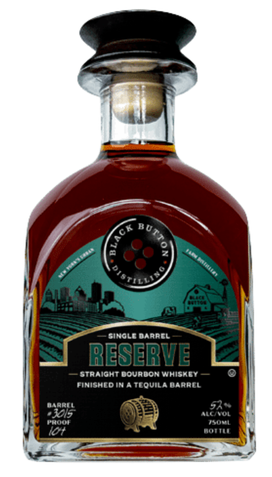 Black Button Single Barrel Tequila Finish Bourbon 750ml