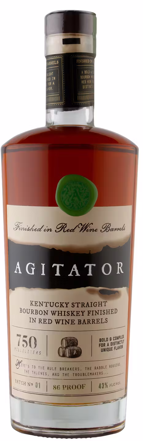Agitator Red WIne Barrels Bourbon 750ml