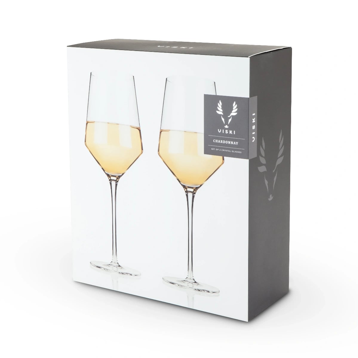Viski Chardonnay Wine Glass Set of 2