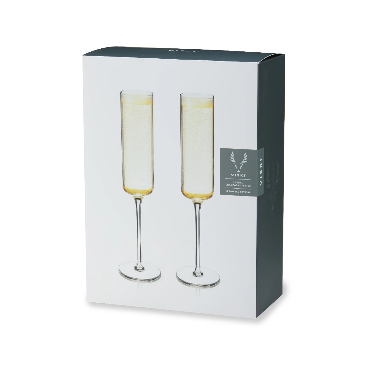 Viski Laurel Champagne Flutes
