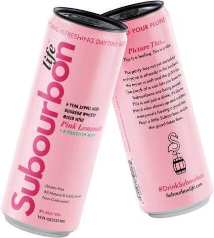 Life Subourbon Pink Lemonade 355ml
