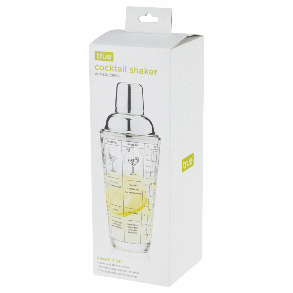 Recipe Glass Shaker