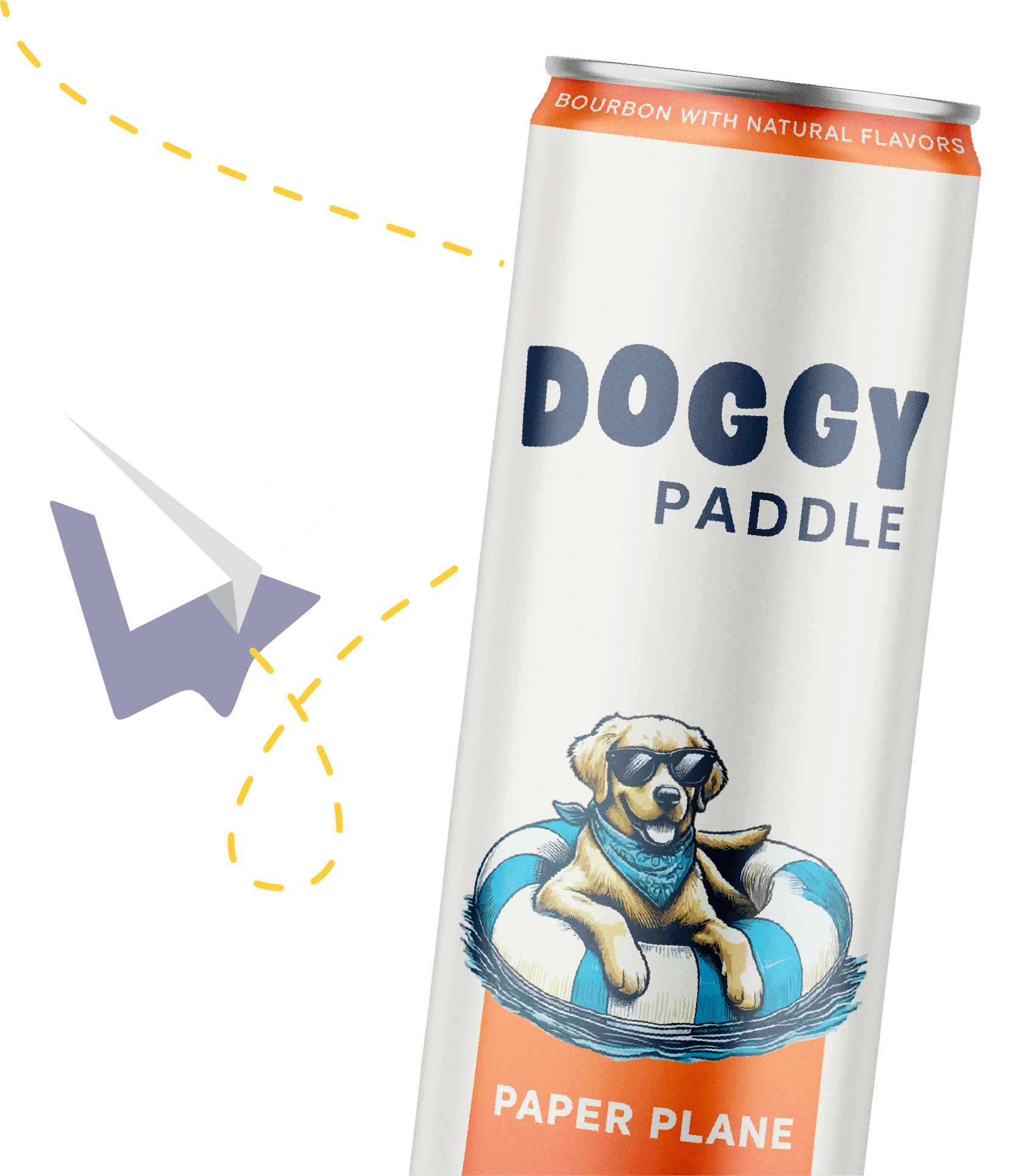 Doggy Paddle Paper Plane cocktail 355ml