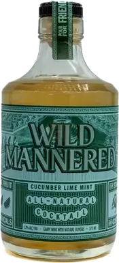 Wild Mannered Cucumber Lime Mint Cocktail 375ml